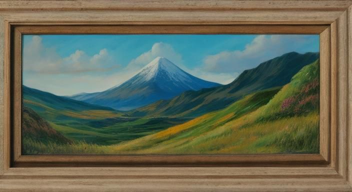 Generated Mountain Landscape