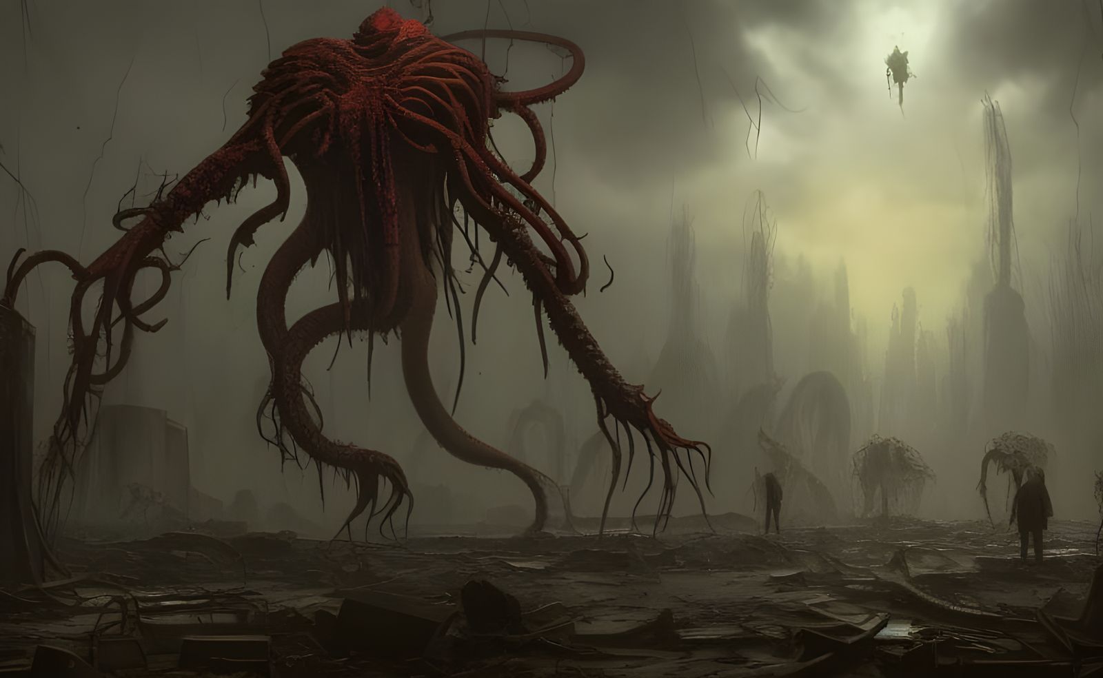 Cthulhu Destroys Heaven in Post-Apocalyptic Horror