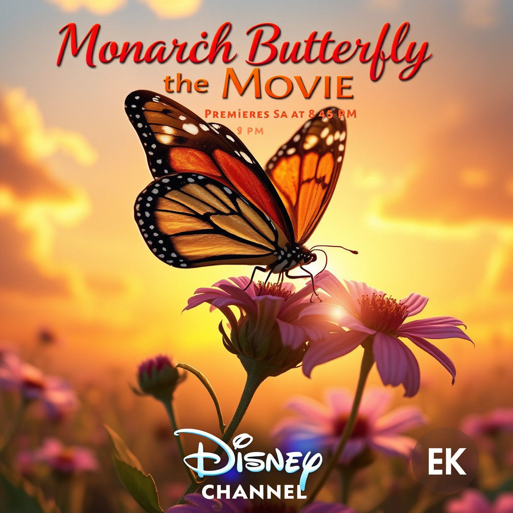 Monarch Butterfly Movie Poster: Saturday Premiere