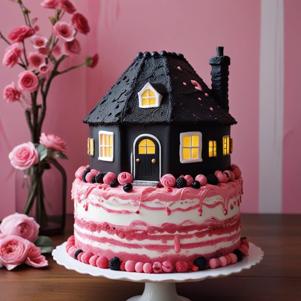 Sugar Fantasy Castle in Pastel Hues