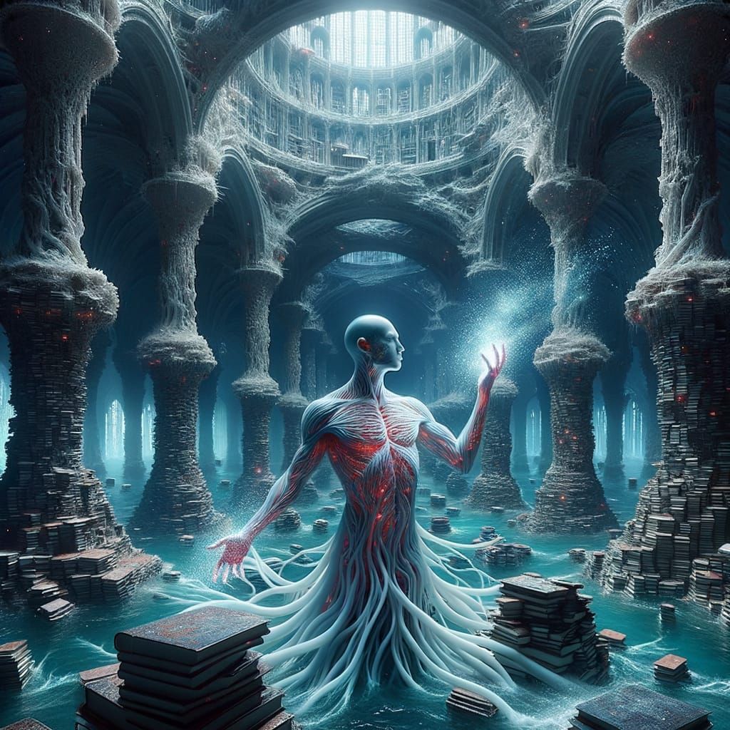 El Erudito Carmesí del Scriptorium Hundido