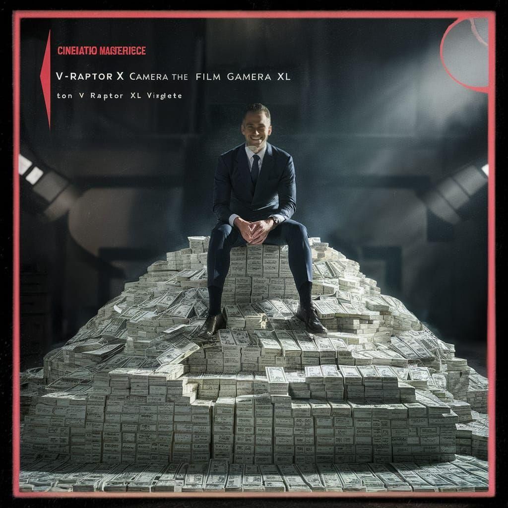 Luxury and Epic Achievement in Cinematic Portrait of Wealth