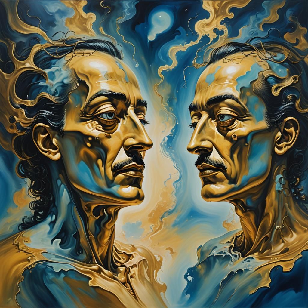 Surreal Talking Heads in Dreamlike Space