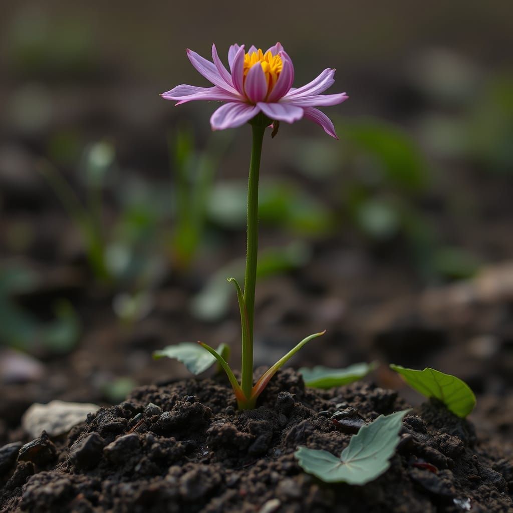 Blooming Resurrection in a Muddy Landscape