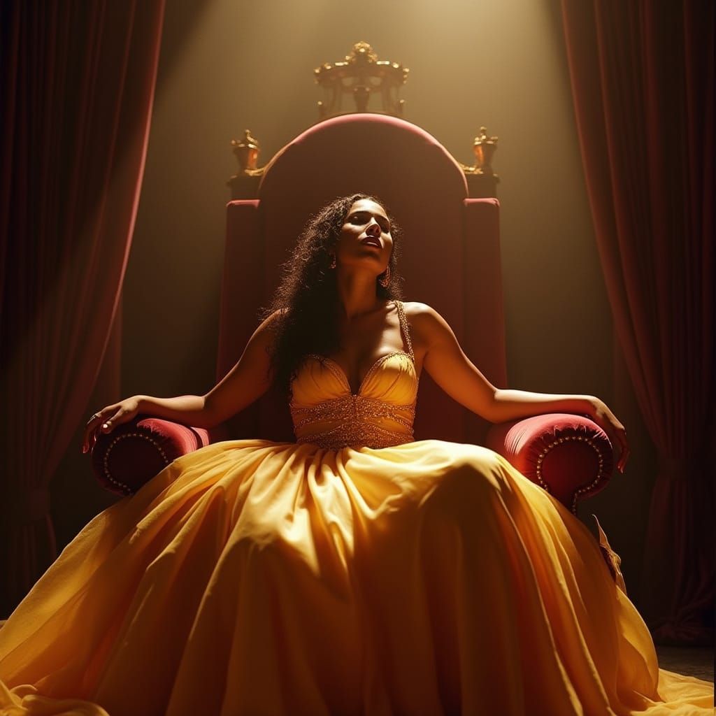 Alicia Keys Performs with Elegant Passion in Golden Gown