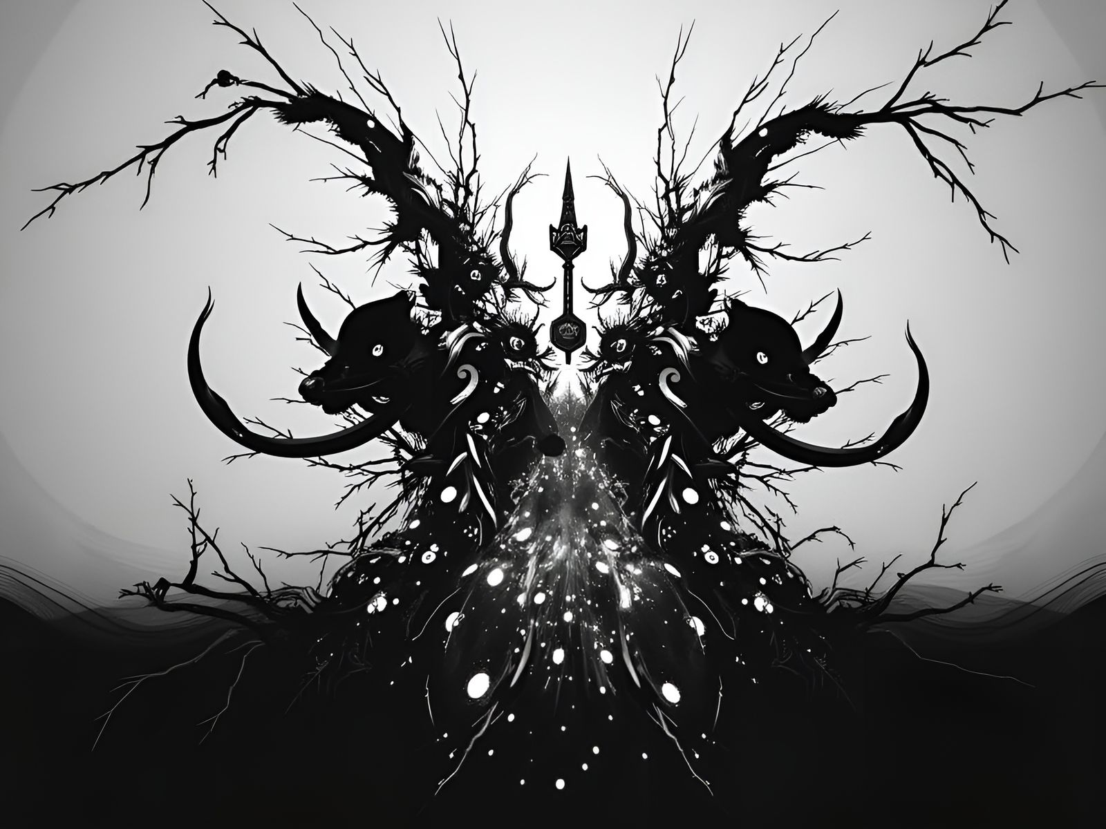 Cyberpunk Space Odyssey in Dark Neon