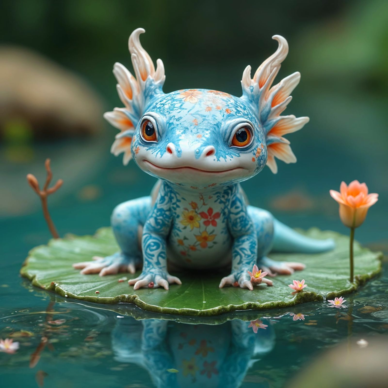 Porcelain Axolotl