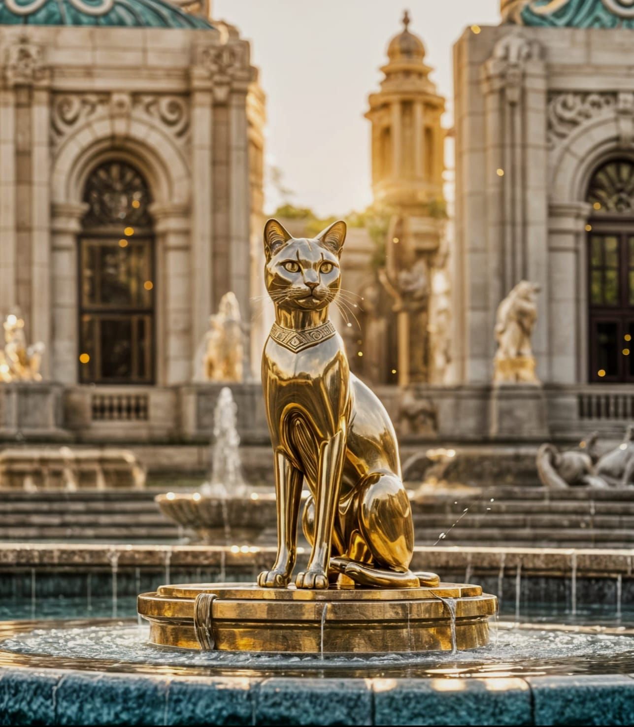 Art deco Cat sculpture 😻⚜️