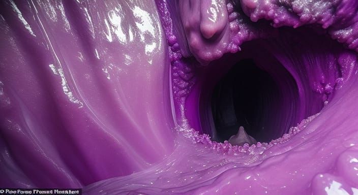 Ethereal Dreamscapes of a Gooey, Cave of Teeth