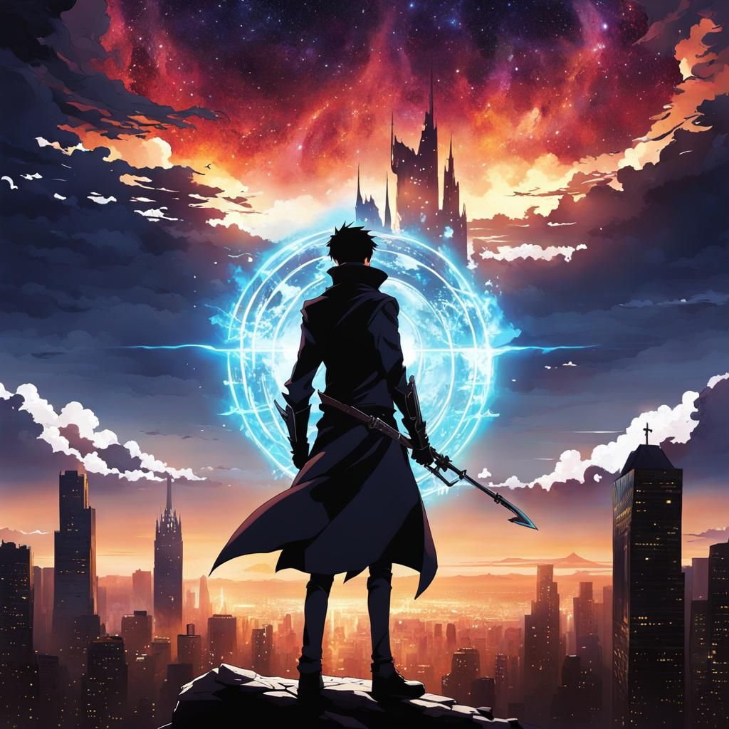 Solo Leveling Anime Character in Manga Style