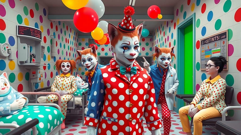 Polka Dot Asylum in 3D Anime Style