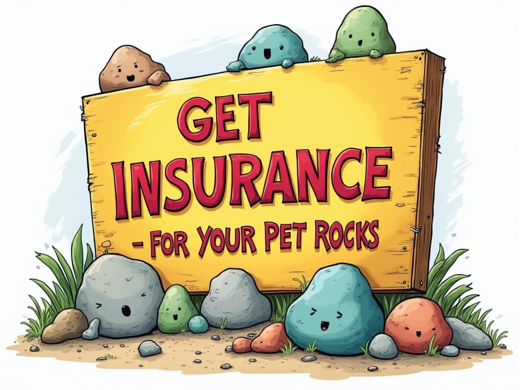 Get Insurance - For your pet rocks