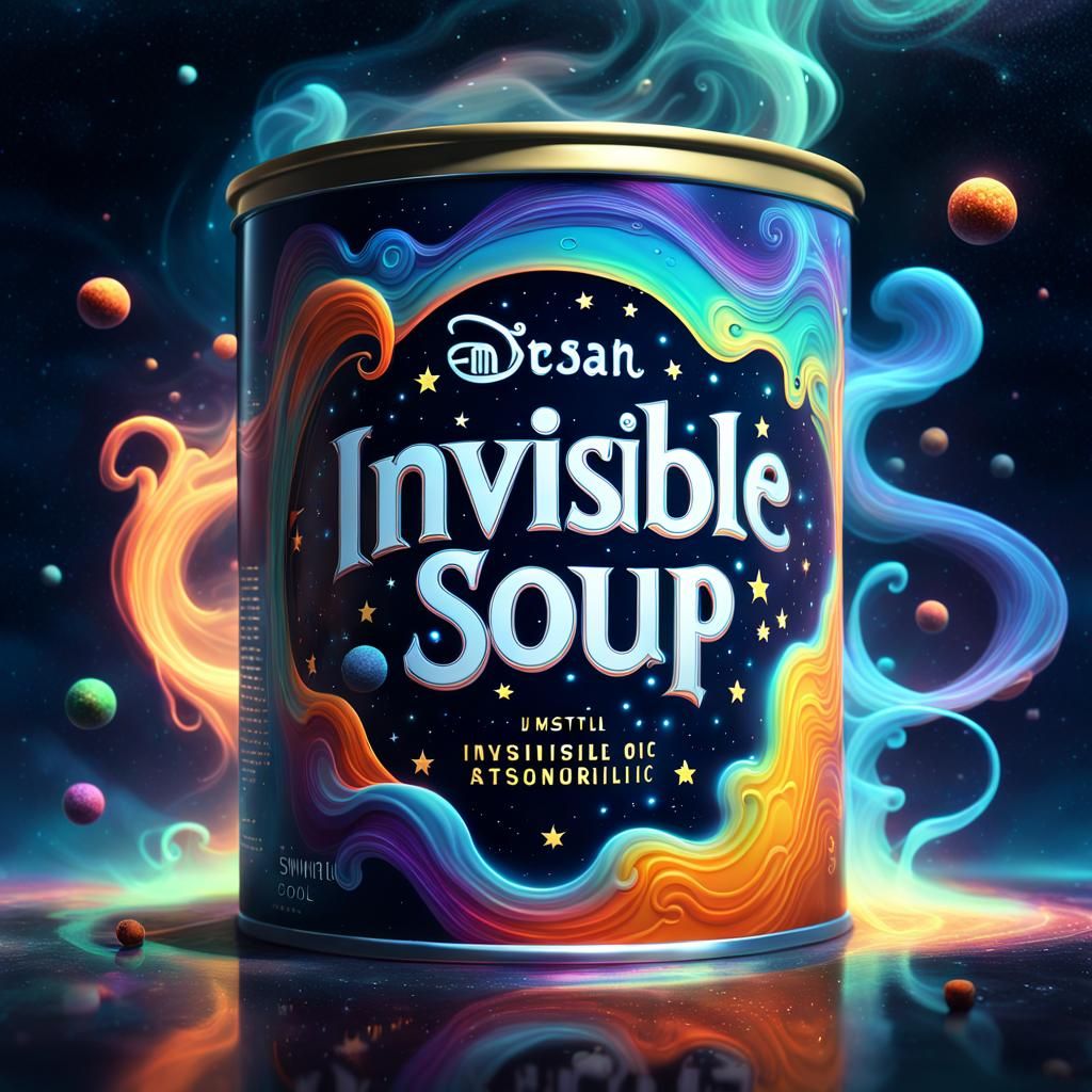 Mystical Soup Can in Surreal Digital Painting