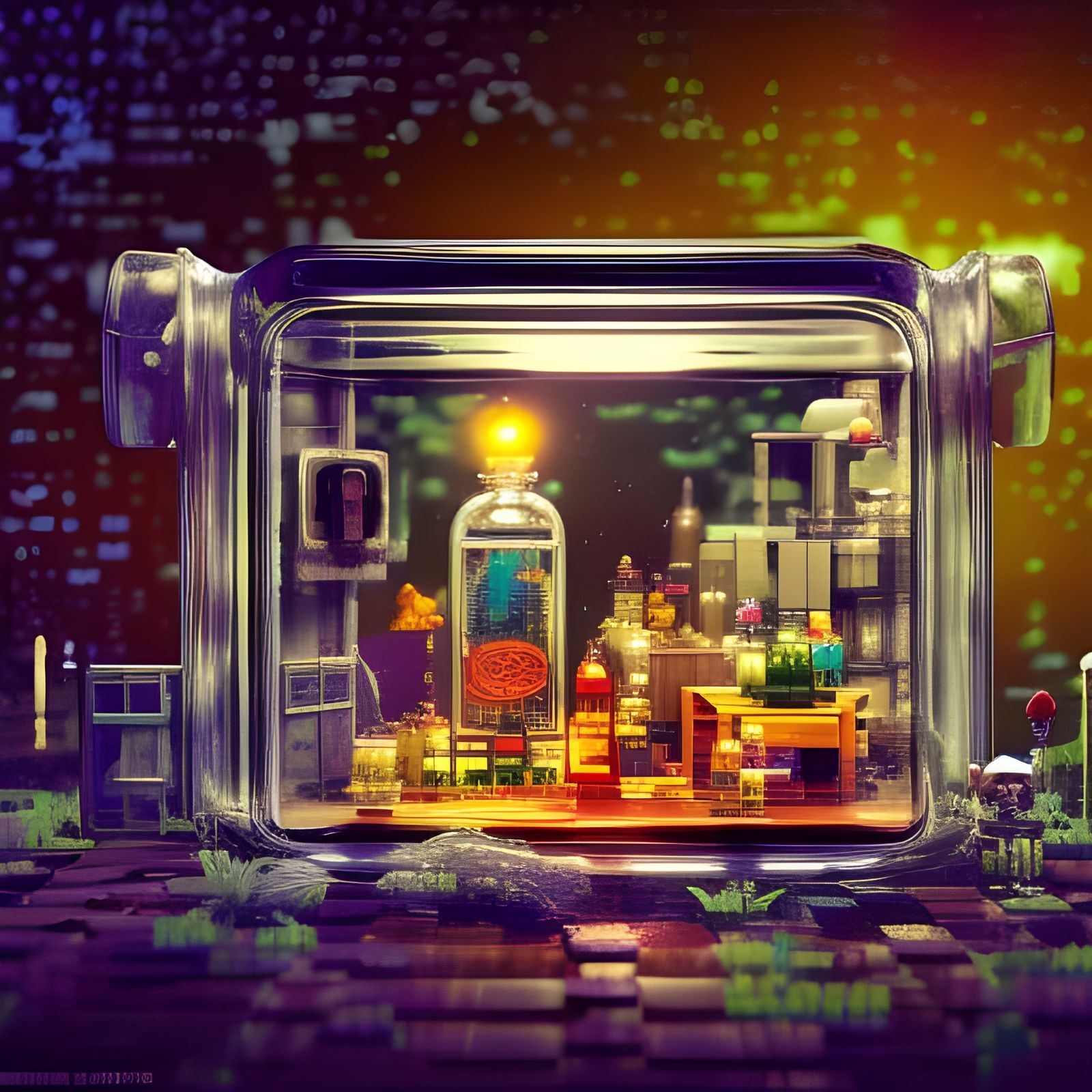 Glass Toy House in Atlantis