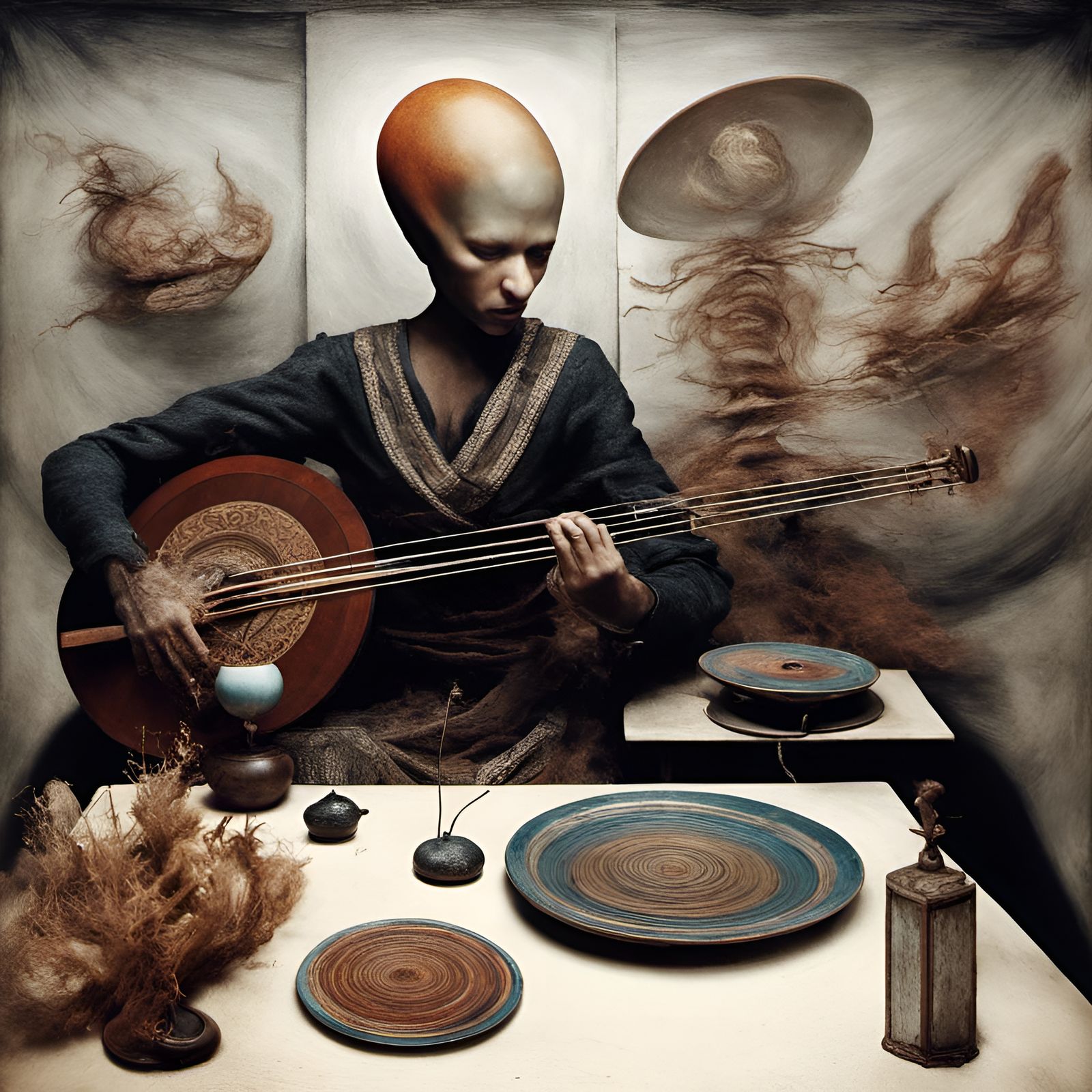 Virtuoso Oudist/Singer/Storyteller/Feather-finger