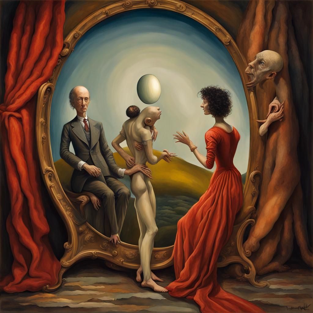 Dreamlike Surrealism in Dark Fantasy Style