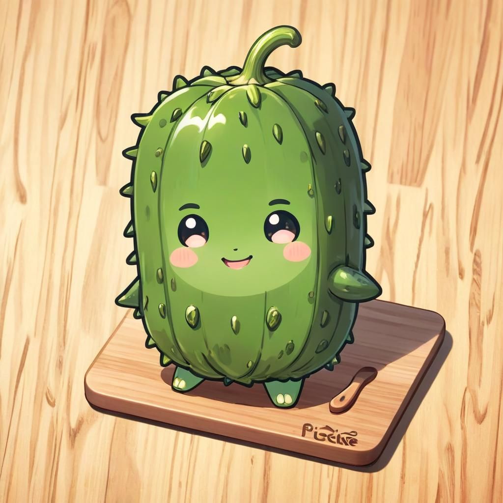 chibi pickle (for the daily challenge!) :)