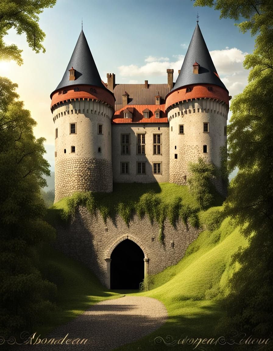 Abandoned Old European Castle