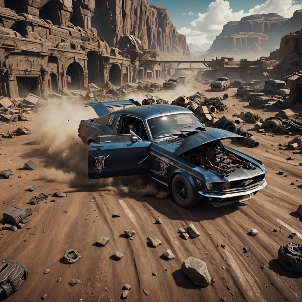 Armored Mustang Ready for Death Race