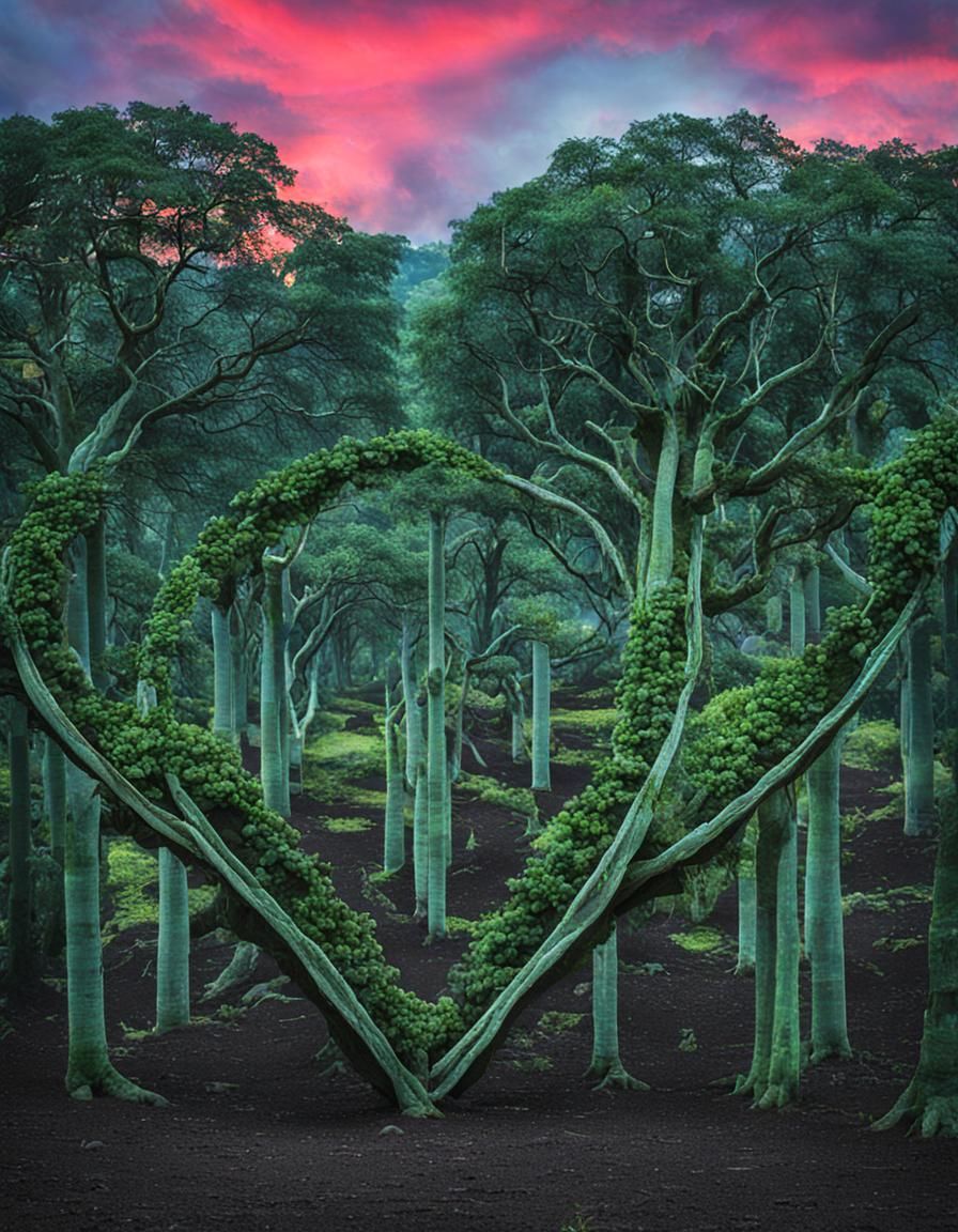 AI-Generated Abstract Image of Vibrancy