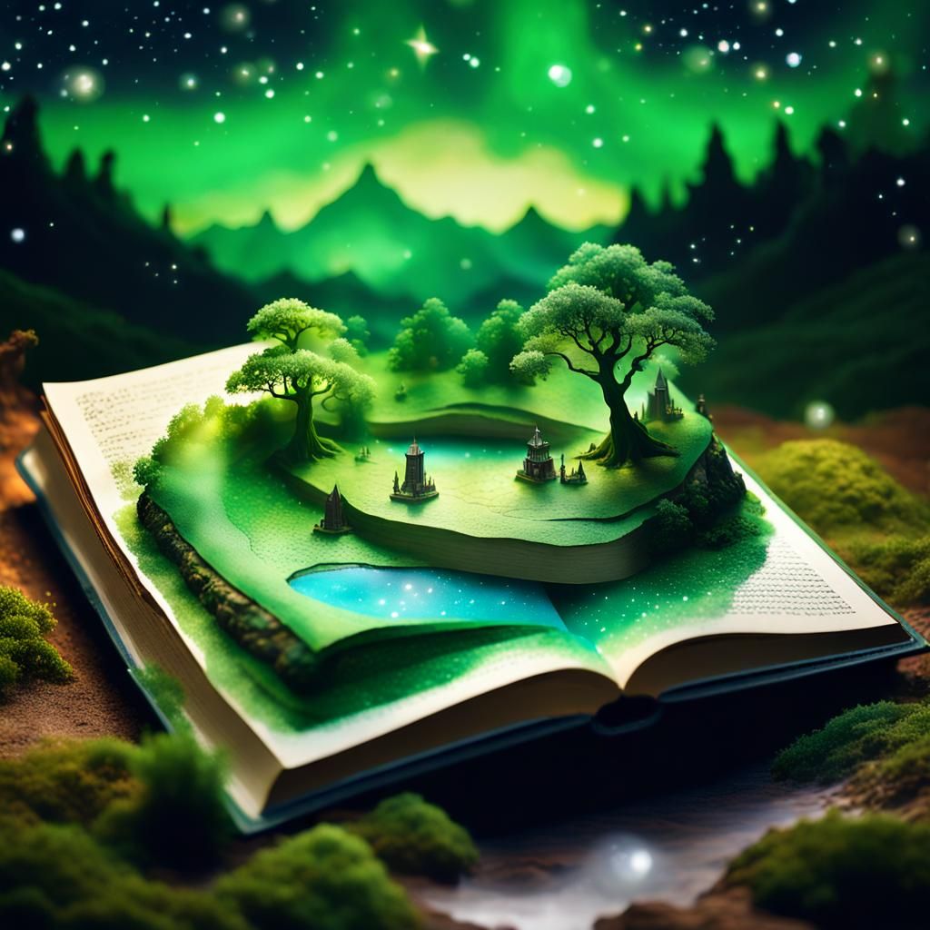 Middle-Earth Emerges: A Watercolor Fantasy Landscape