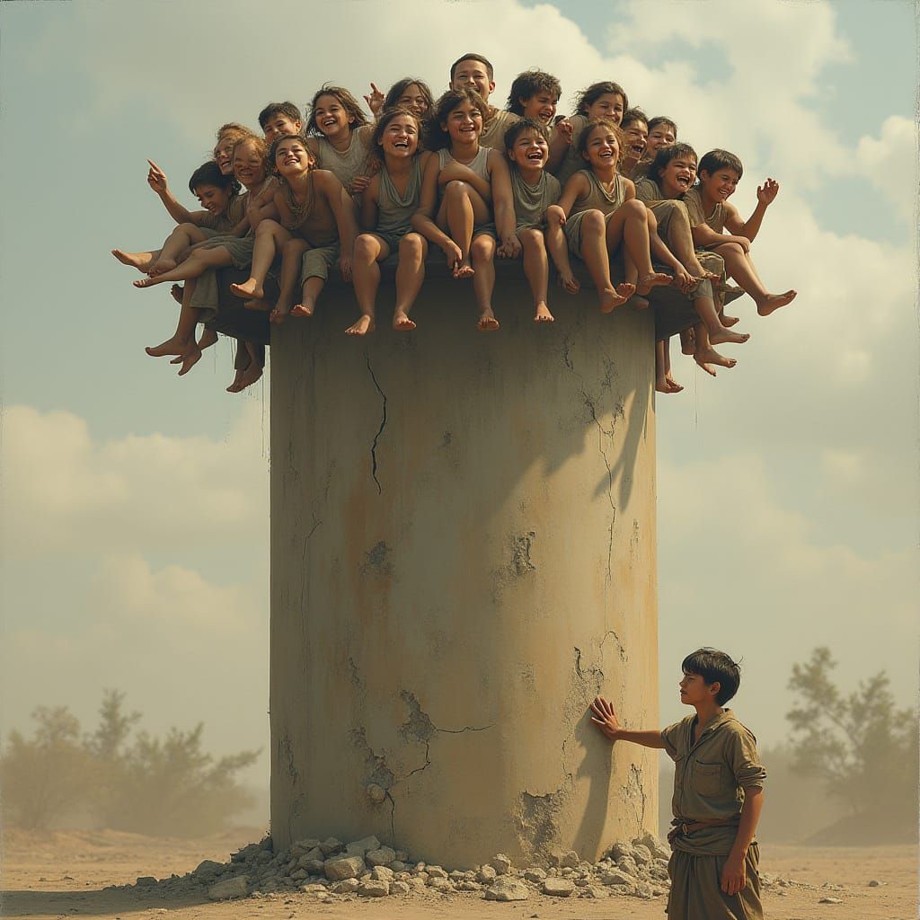 Sacrifice: Burden of Support in Dramatic Lighting