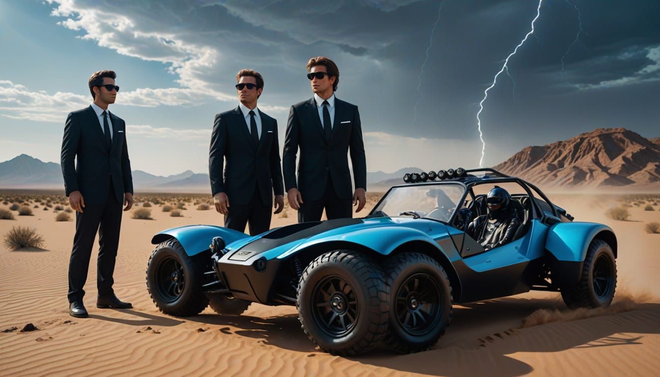 Stanley Meyer's Water-Powered Dune Buggy with Men in Black A...