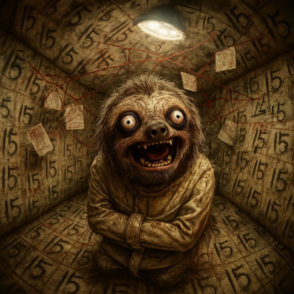Deranged Sloth in Asylum: Surreal Psychological Horror
