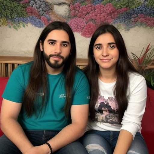 Hormones Influencing a Brain in Love: Digital Art