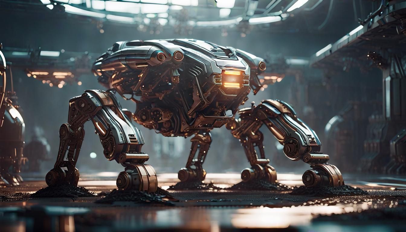 Xenomorph Tank: Biomechanical Sci-Fi Horror Concept