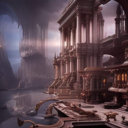 Epic Cinematic Painting of Love