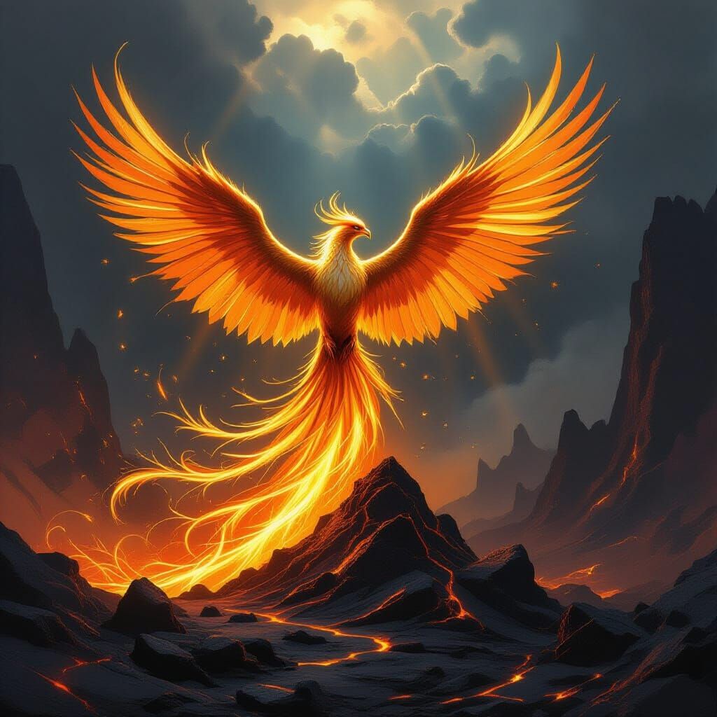 Phoenix Rising: Epic Fantasy Concept Art