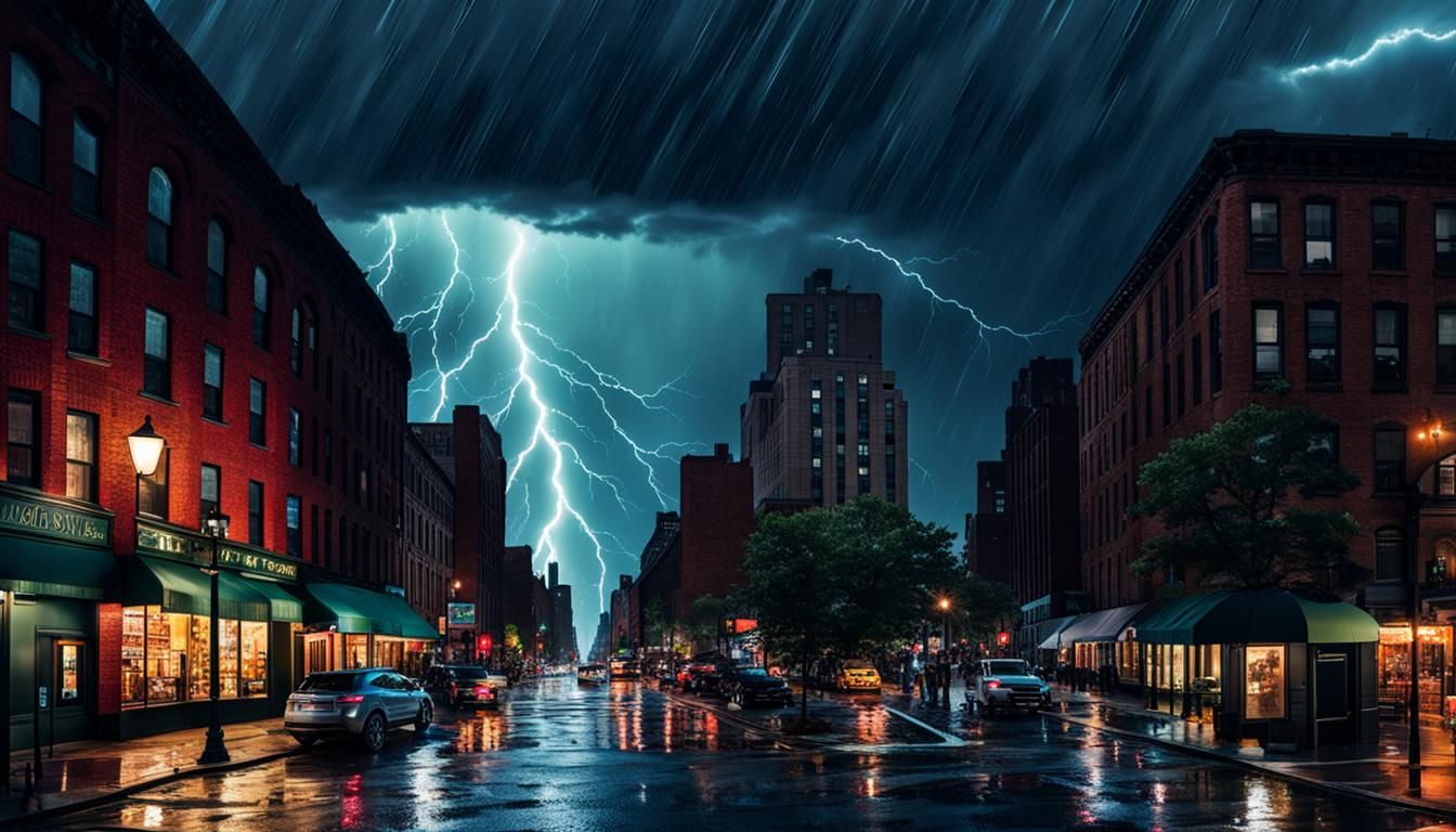 Brooklyn Rainstorm in High Resolution
