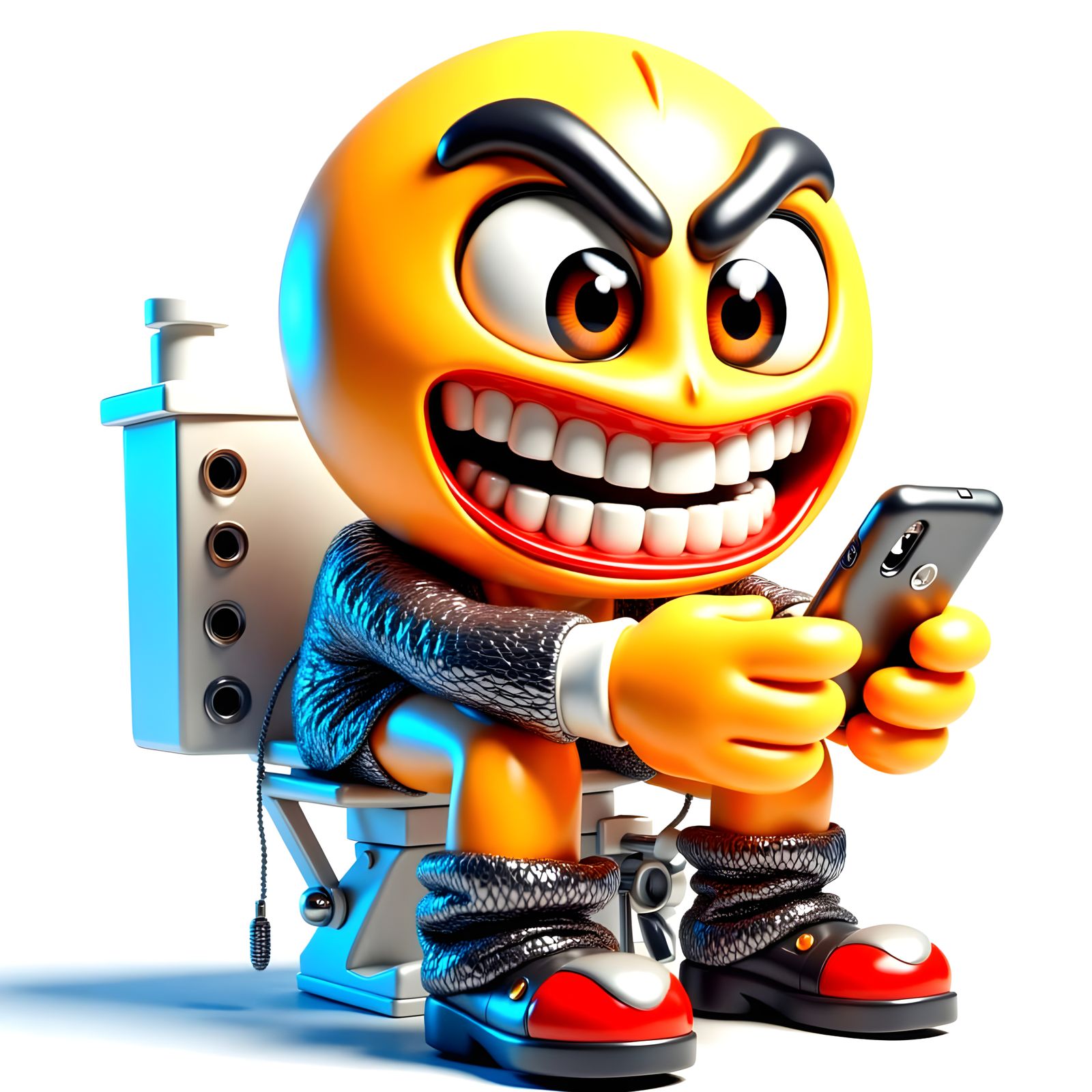 <lora:Amber:1.0> <lora:Bumper Stumper:1.0> create an inspirational emoji, intricately detailed, vivid color, sharp focus...