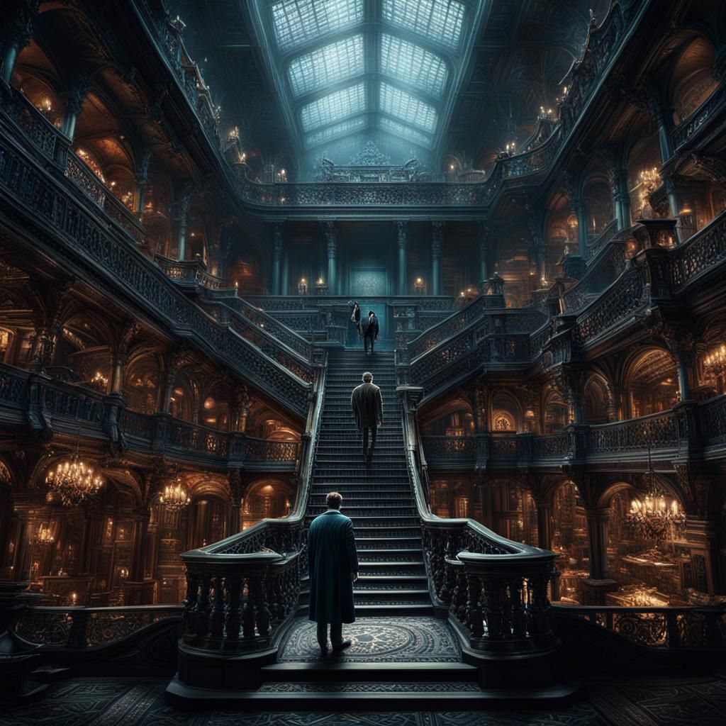 Epic Cinematic Digital Painting: Mezzanine Man