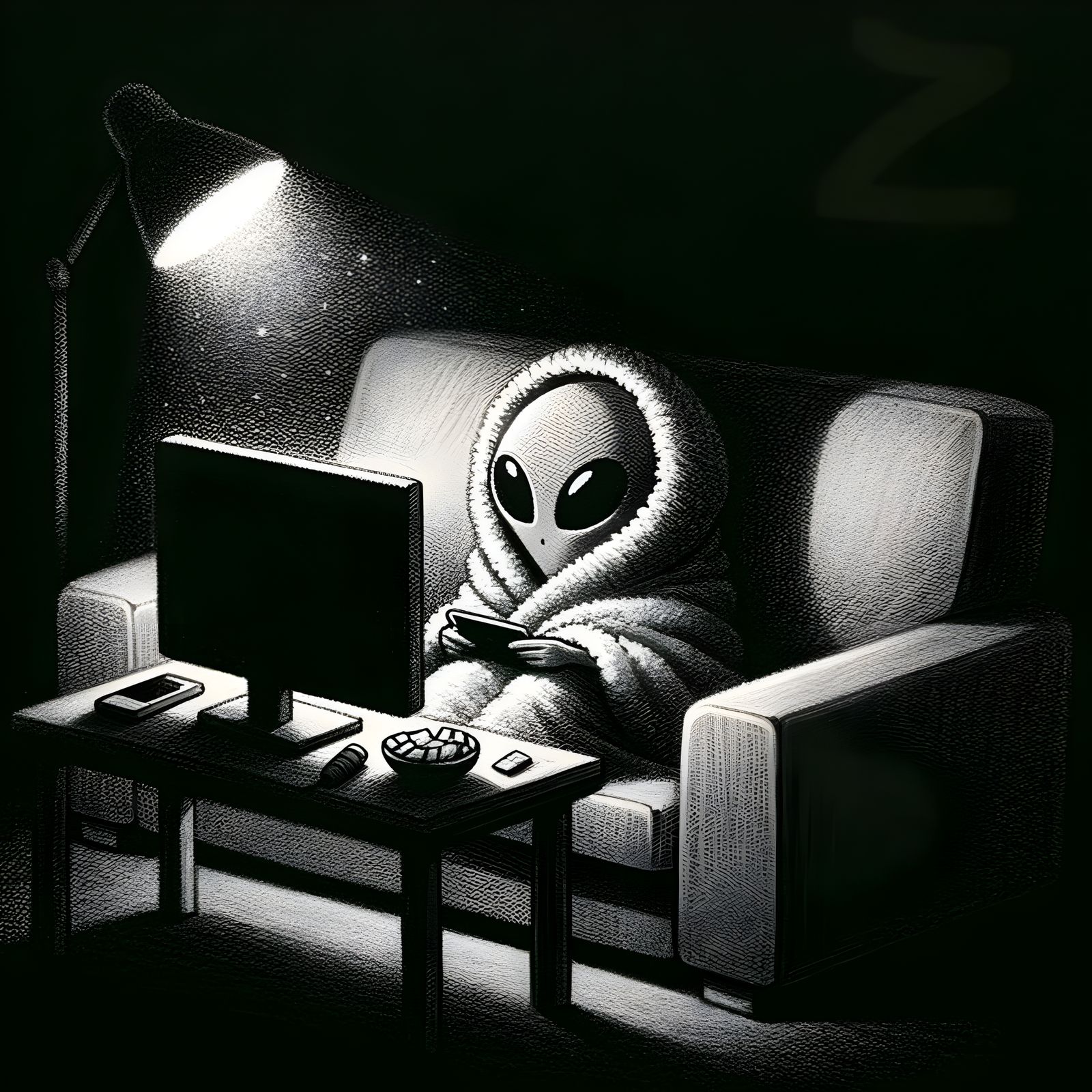 Stylized Friday Night Scene