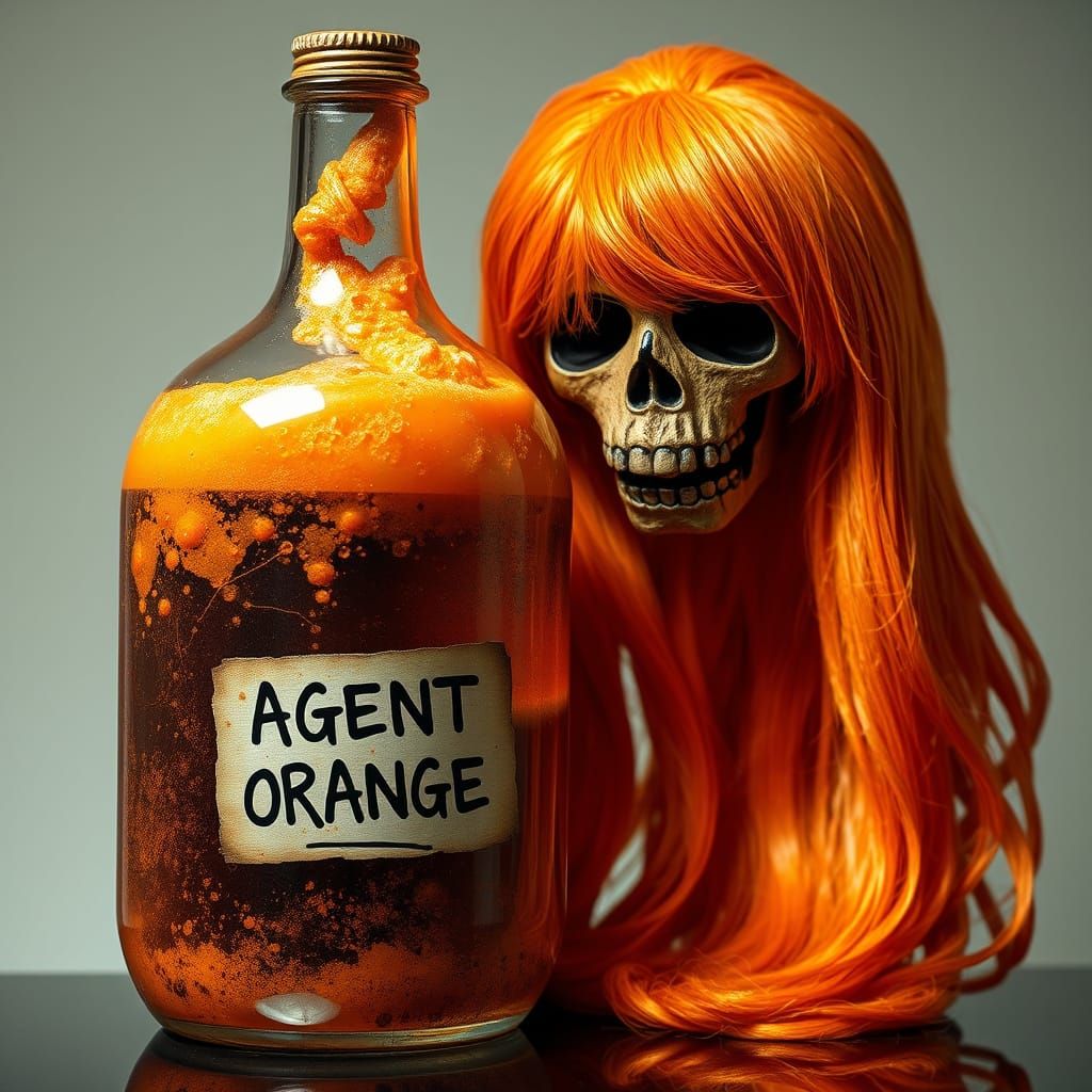 Surrealistic Still Life in a Hyperrealistic Style: AGENT ORA...