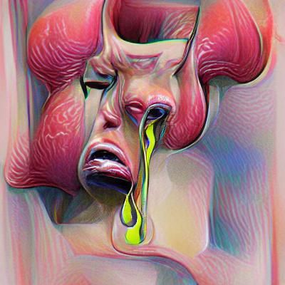 AI Generated Image of Nausea