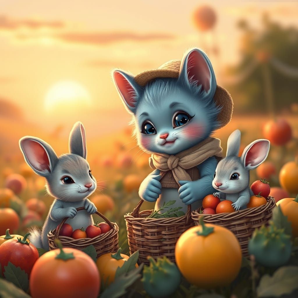 With renewed energy, A charming and amusing whimsical realis...