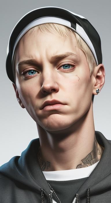 Eminem Portrait: Digital Art Icon