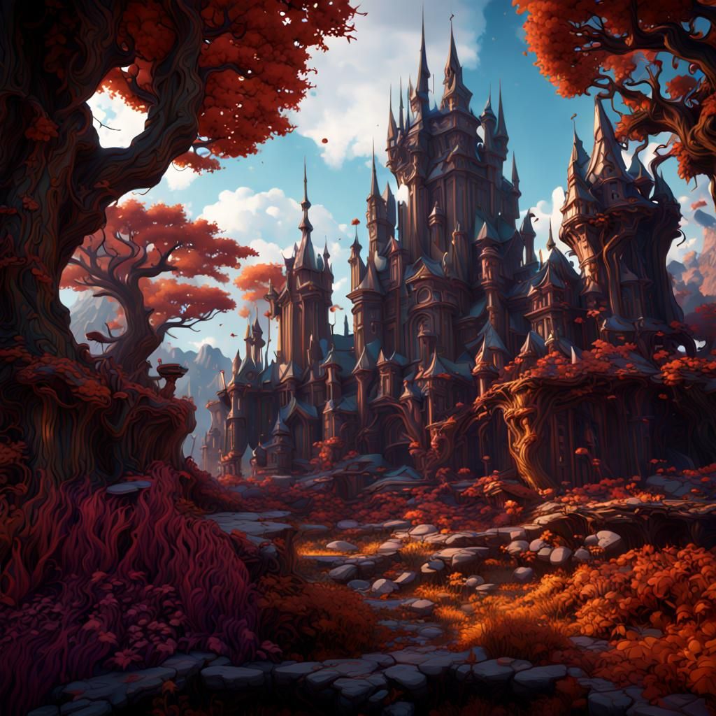 Abstract Composition of Seven Videos in Detailed Matte Style