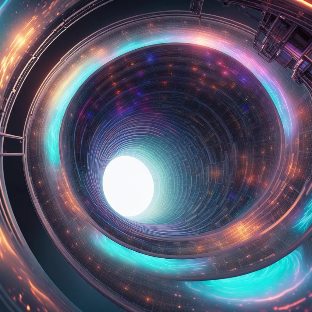 Sci-Fi Wormholes with Swirling Holographic Colors