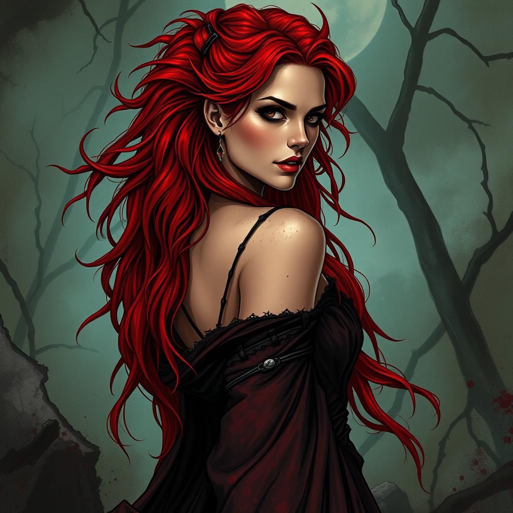 Persephone, Goddess of Spring, in Comic Book Art