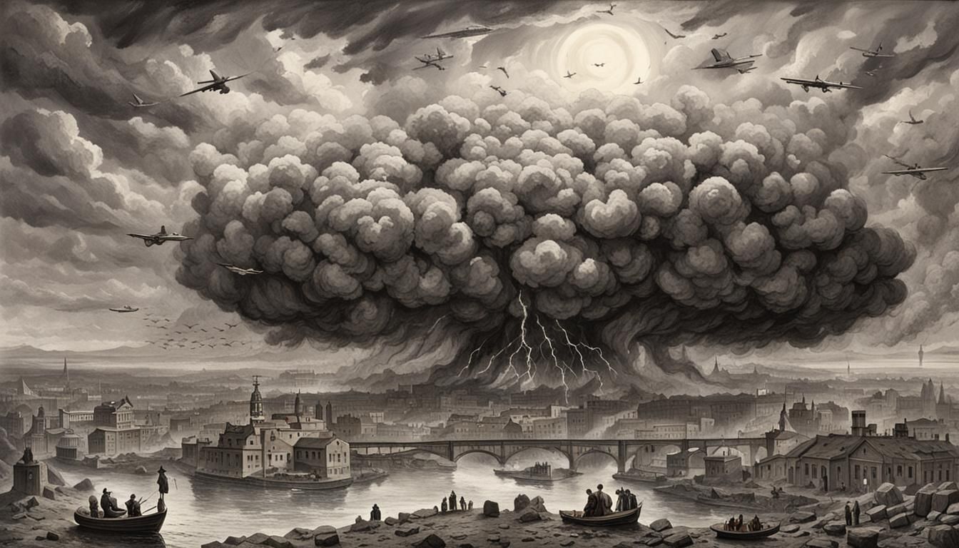 Impending Doom: A Stylized Bomb Image