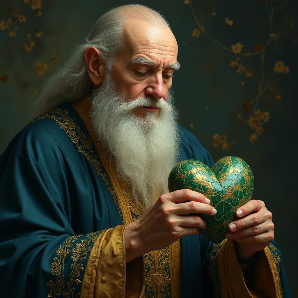 Manservant of Archangel Raphael Mends Cracked Emerald Heart ...