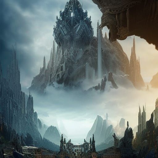 Epic Cinematic Digital Painting of Midgard