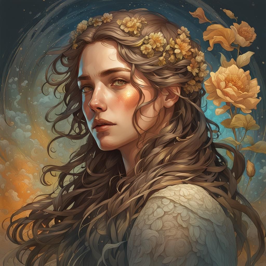 Detailed Portrait with Dynamic Lighting