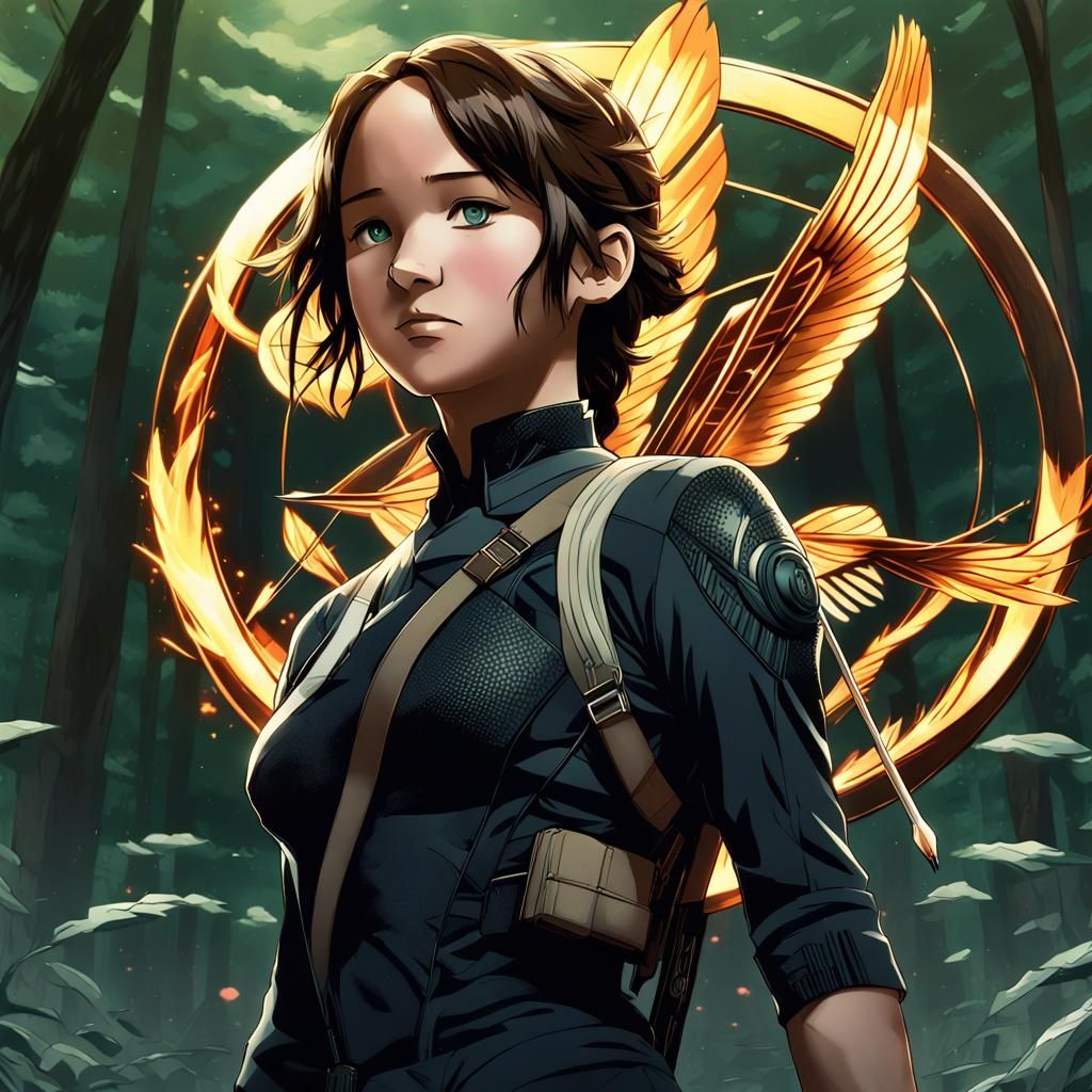 Anime Style Hunger Games Concept Art