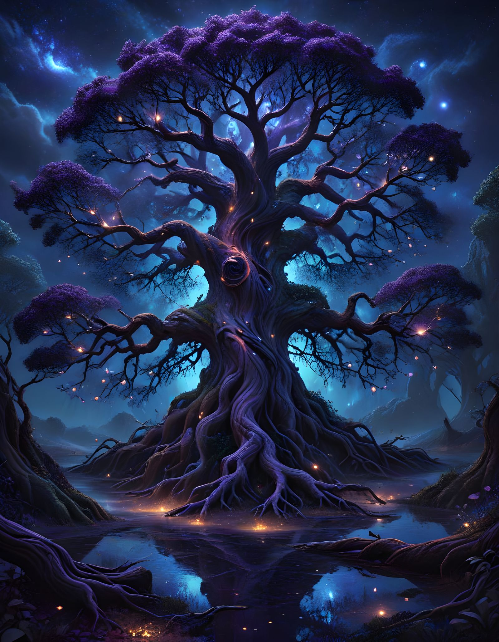 Stunning Fantasy Tree in an Ethereal Dreamscape