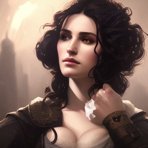 Detailed Portrait of Yennefer of Vengerberg